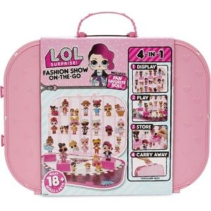 L.O.L. Surprise! Fashion Show On-The-Go Storage/Playset -Dolls not included-Pink